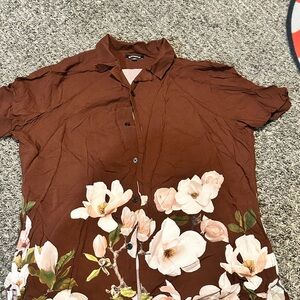 Express Rich Brown Shirt